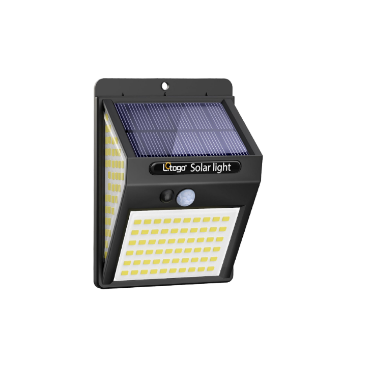 140 LED Solar Security Light with Motion Sensor for Outdoor Use