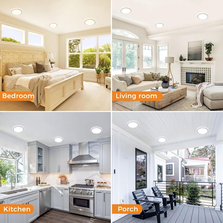 Waterproof Dimmable LED Ceiling Lamp for Home