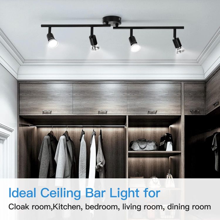 Multi-Direction GU10 Ceiling Light Fixture Indoor