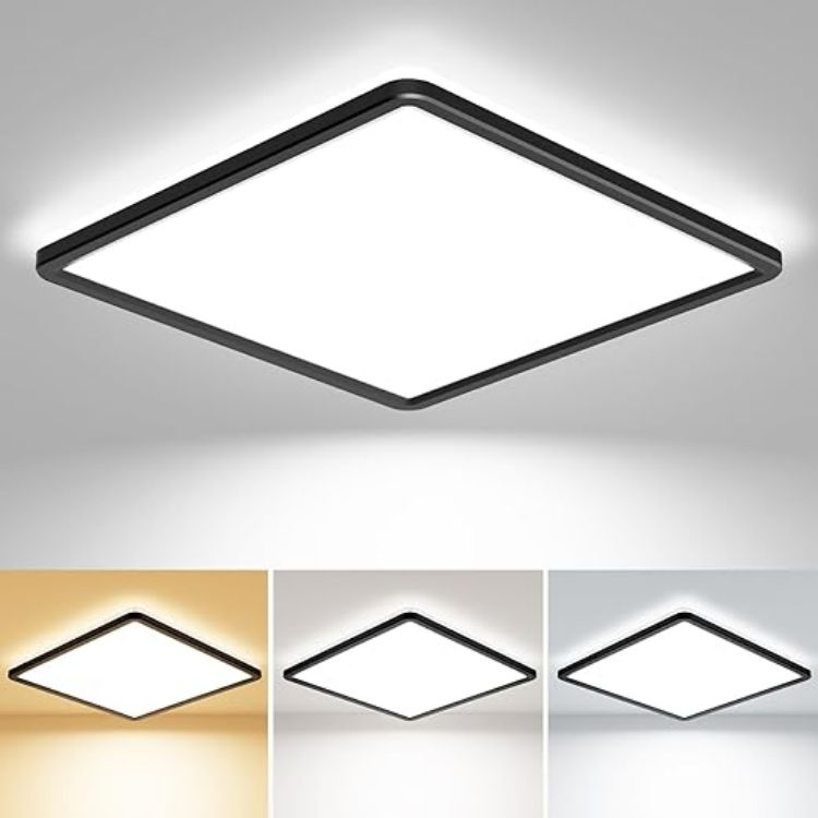 Modern Square LED Ceiling Light for Bathroom and Kitchen