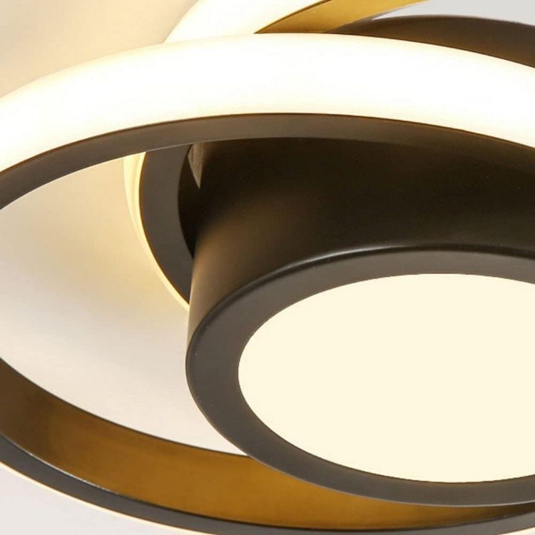 White silicone + iron ceiling light with adjustable 3000K-6000K