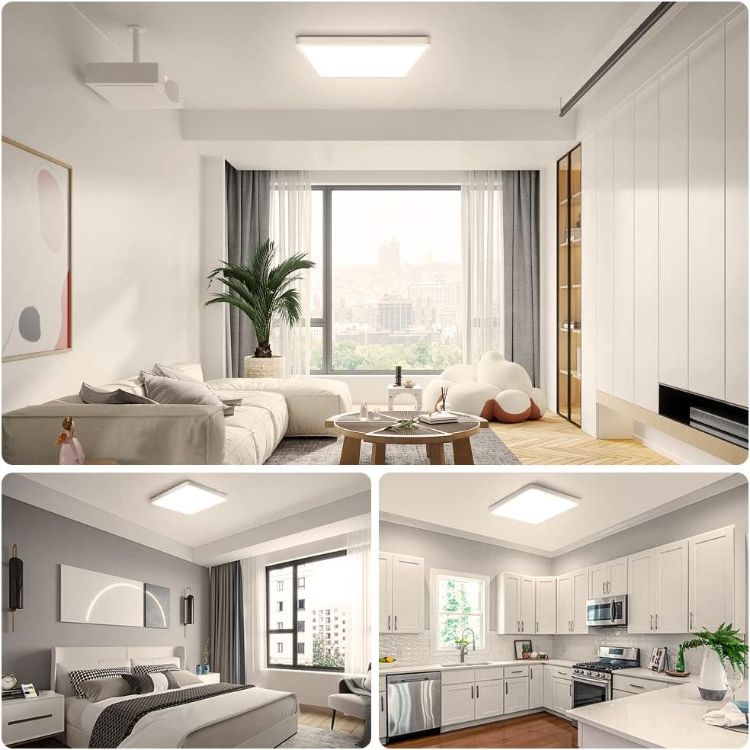 Energy-Efficient 24W LED Ceiling Fixture for Living Room