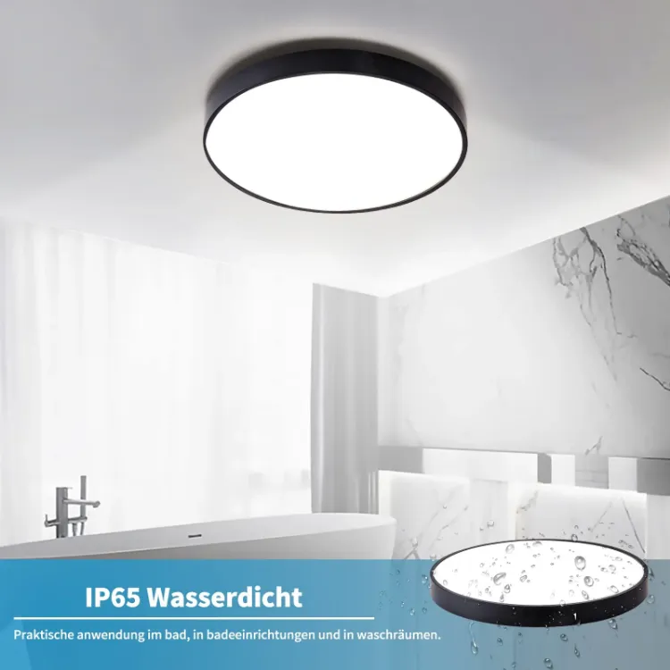 Ultra thin LED flush mount ceiling lamp cool white