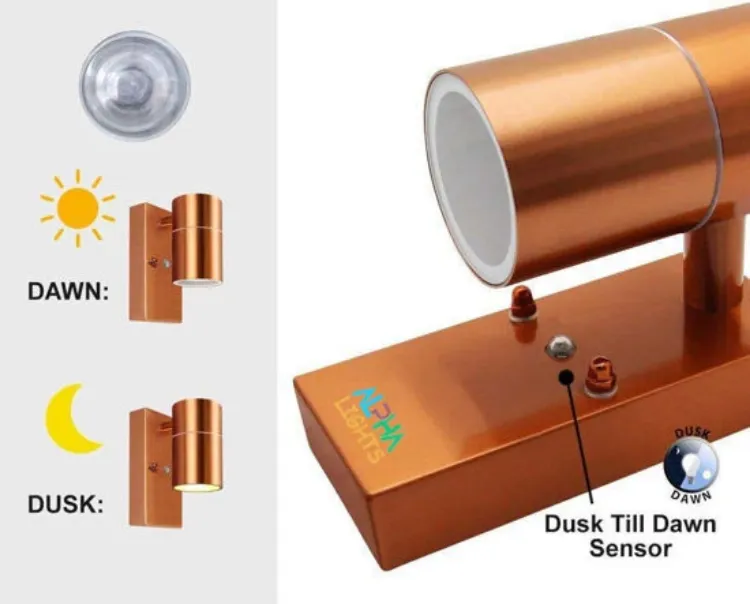 Weatherproof outdoor wall lamp black finish IP65