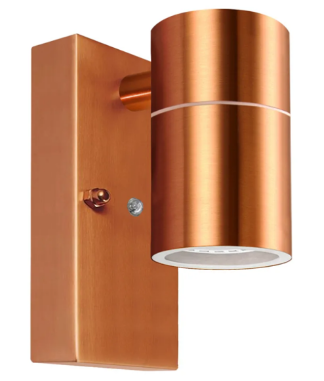 Automatic dusk to dawn sensor wall light for driveway