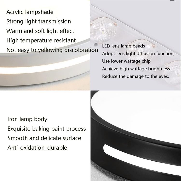 Modern LED Ceiling Light – 3 Colour Selectable Energy Efficient Flush Mount
