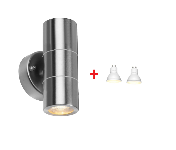 Stainless Steel Exterior Up Down Light Fixture