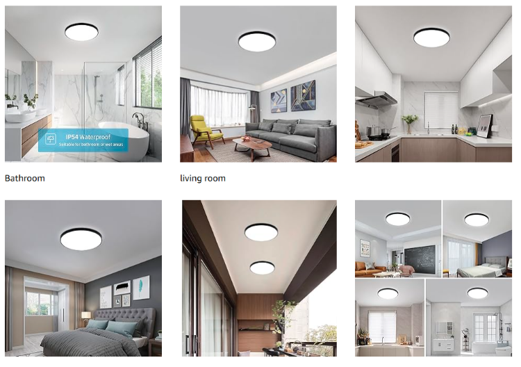 Modern LED Ceiling Light with Long-Lasting Illumination