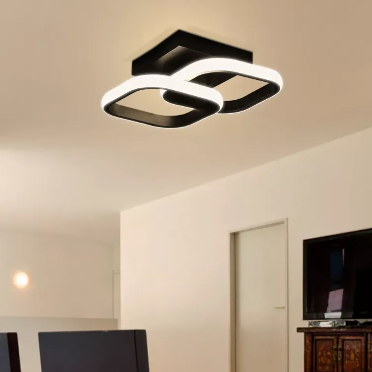 Energy-Efficient 22W LED Ceiling Lamp – Switch Operation
