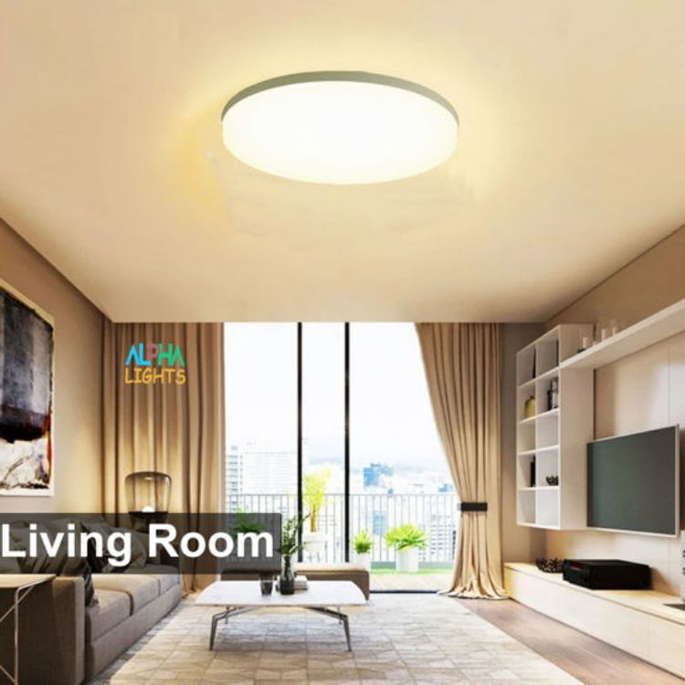 Bright 1850 lumen warm white ceiling light for living spaces