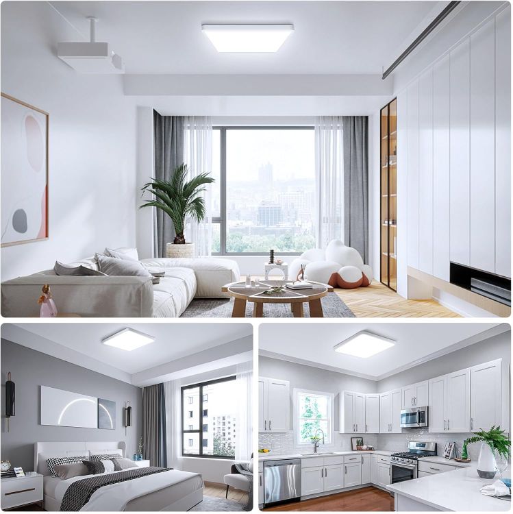 Energy efficient LED ceiling light with long lifespan