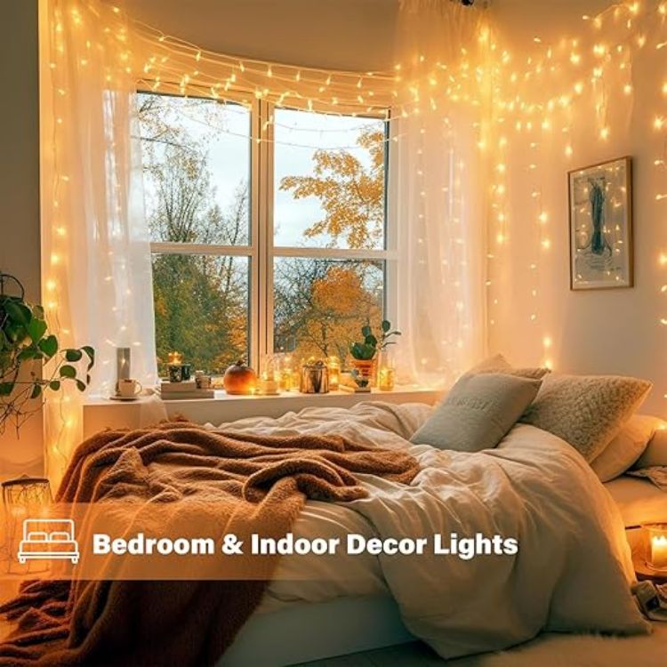 Picture of 30M Fairy Lights Plug In, 300 LED Christmas String Lights, 8 Modes, IP44 Waterproof, Indoor Outdoor for Garden, Bedroom & Parties