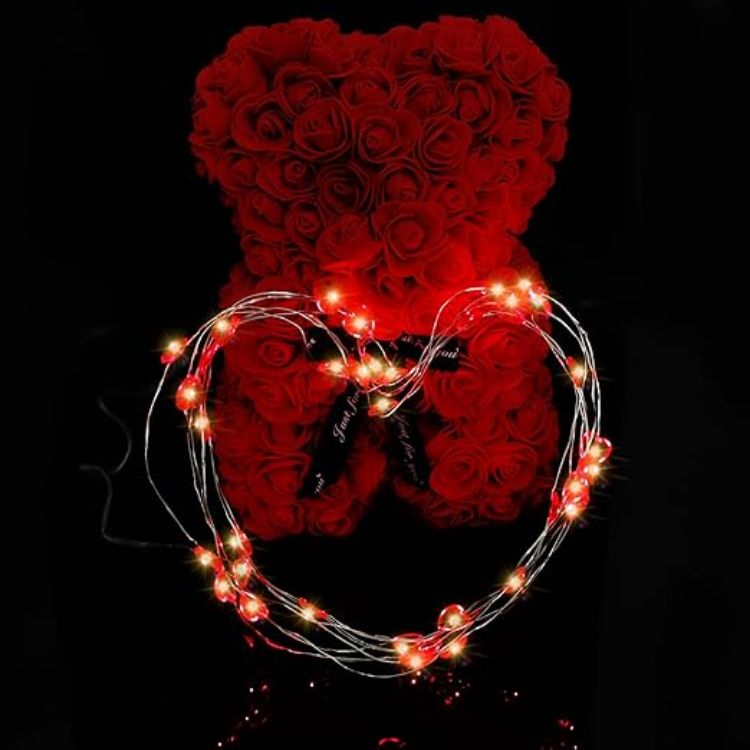 Indoor battery operated Valentine LED decorative string lights