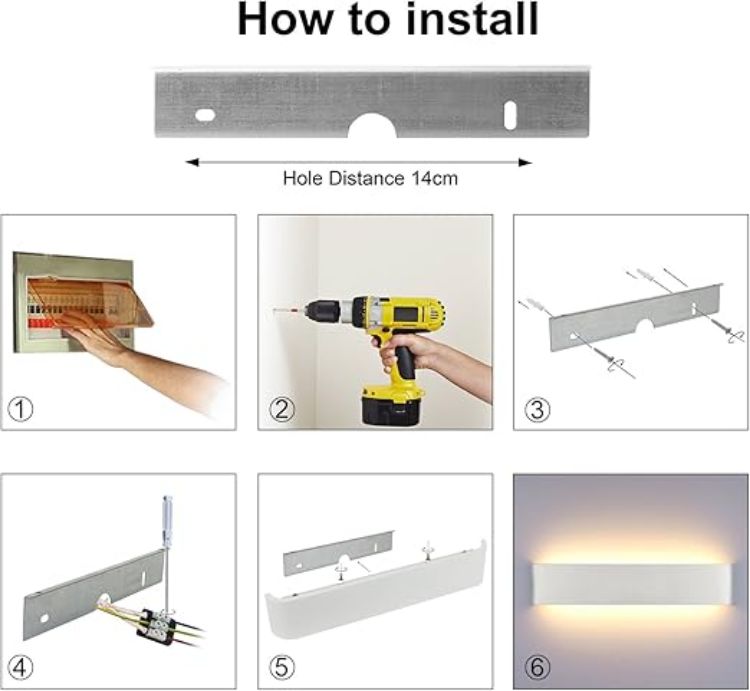 Modern indoor LED wall sconce with sleek aluminum design