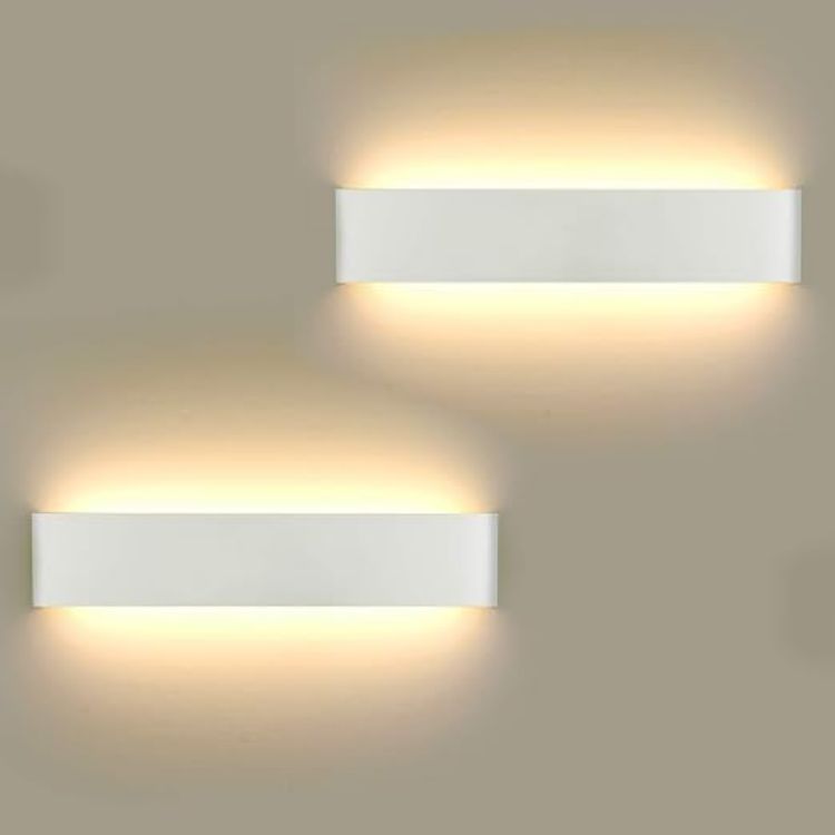 Modern LED up and down wall light indoor 40cm aluminum warm white 3000K