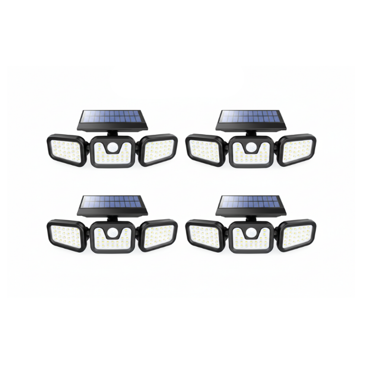 3-Head Solar Motion Sensor