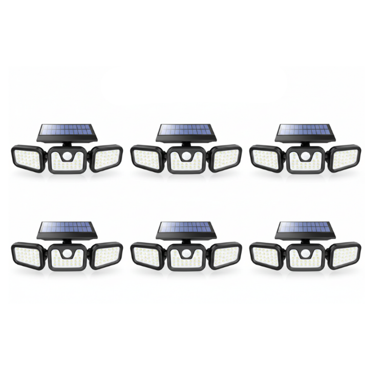 3-Head Solar Motion Sensor