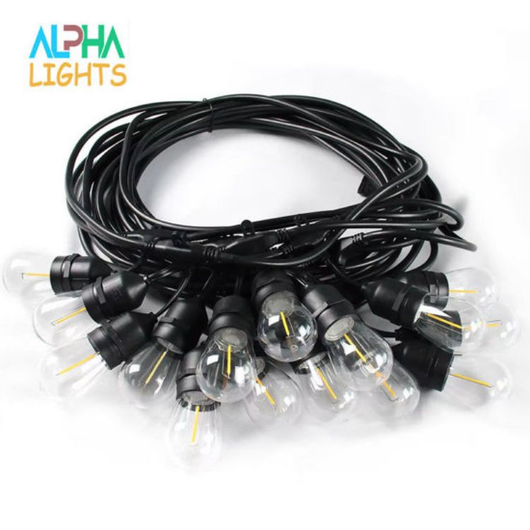 LED string lights for events and weddings
