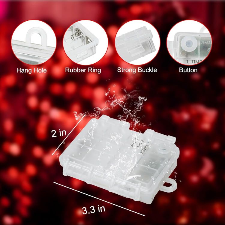 IP44 waterproof battery box with automatic timer function for 6 hour on 18 hour off cycle