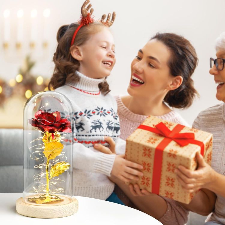 Smooth natural wood base with burr-free finish and bottom switch for LED light control