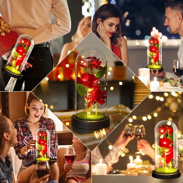 Close-up of 100% handmade colorful galaxy rose showing intricate petal details and vibrant rainbow colors