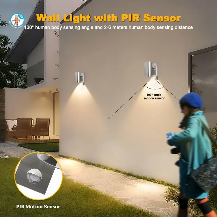 IP44 waterproof outdoor wall lights for exterior use