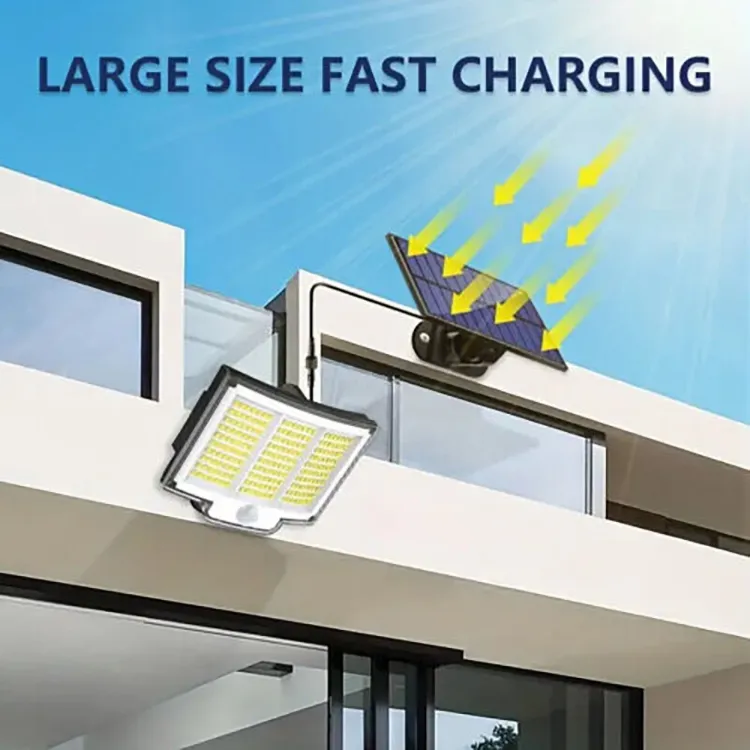 Picture of LED Solar Power PIR Motion Sensor Wall Light Outdoor Garden Security Flood Lamp