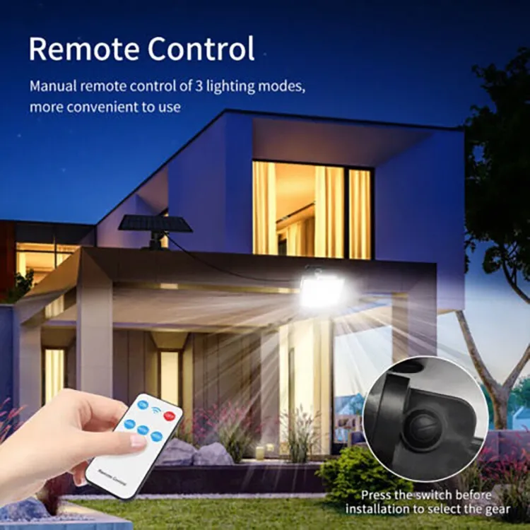 Picture of LED Solar Power PIR Motion Sensor Wall Light Outdoor Garden Security Flood Lamp