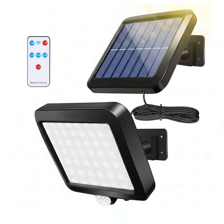 Picture of 56  LED Solar Wall Light – PIR Motion & Light Sensor, IP65 Waterproof, Outdoor Security Light