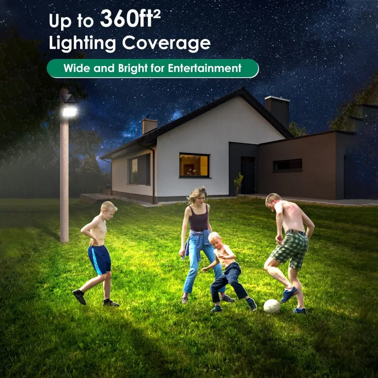 Picture of 5M LED Solar  Wall Light – PIR Motion Sensor, Dusk-to-Dawn, IP65 Waterproof, Outdoor Security Light