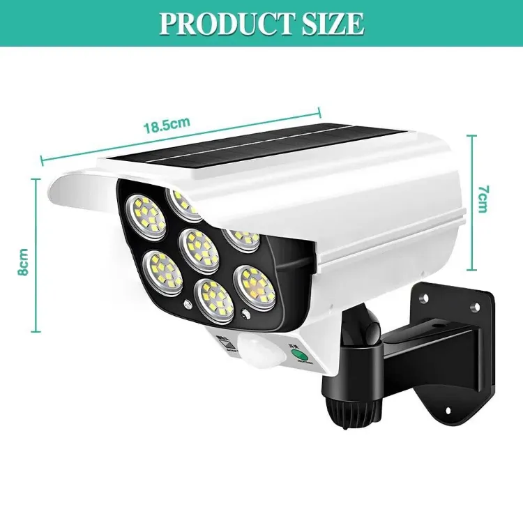 Picture of 77 LED Solar Wall Light – PIR Motion & Light Sensor, IP65 Waterproof, Outdoor Security Light