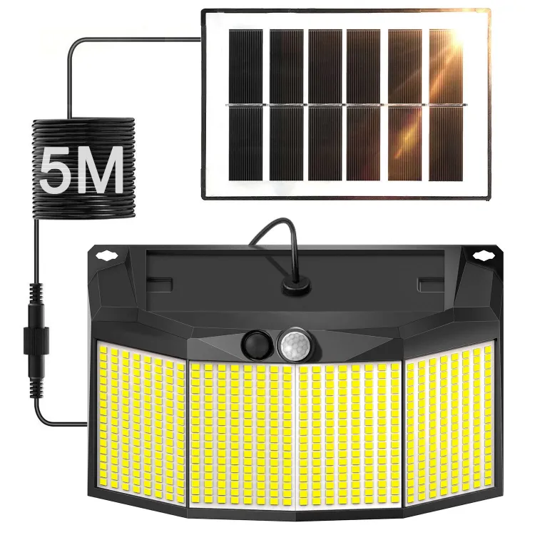 Picture of 576 LED Solar Wall Light – PIR Motion & Light Sensor, IP65 Waterproof, Outdoor Security Light