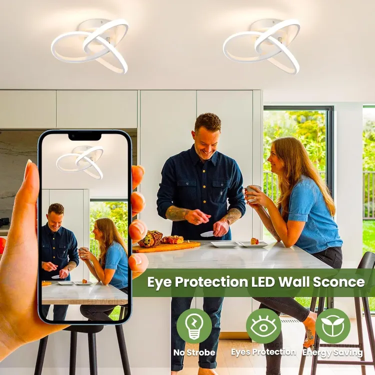 Modern LED ceiling light for corridor lighting