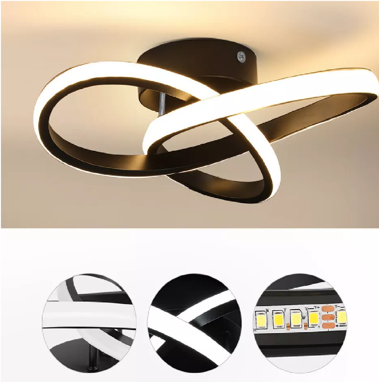 Warm white 3000K LED ceiling light for indoor spaces