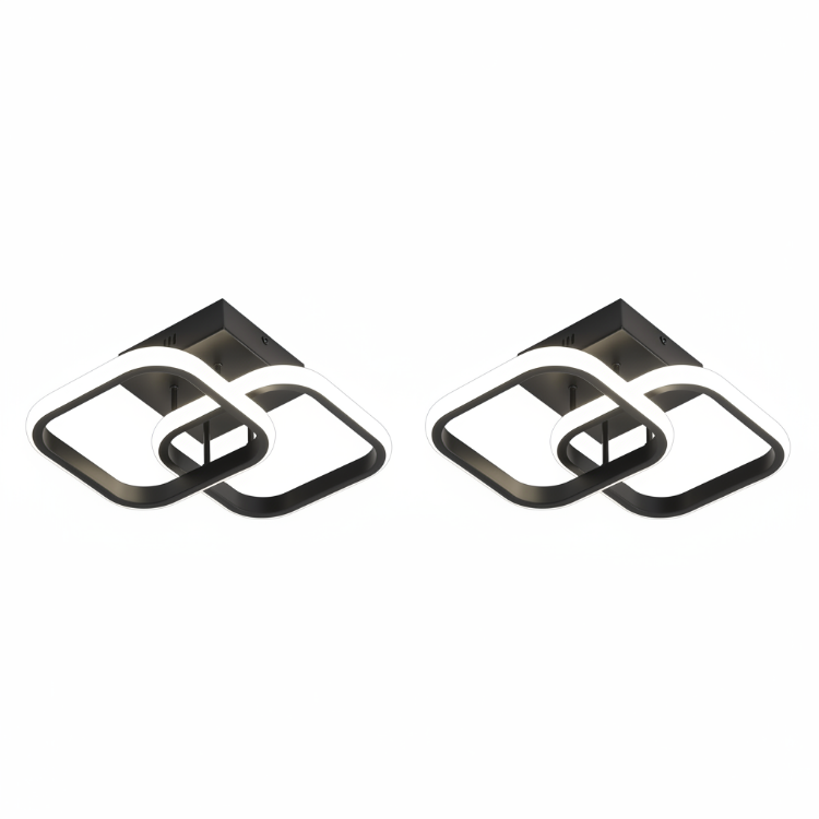 modern 22w dimmable led ceiling lights 2 pack