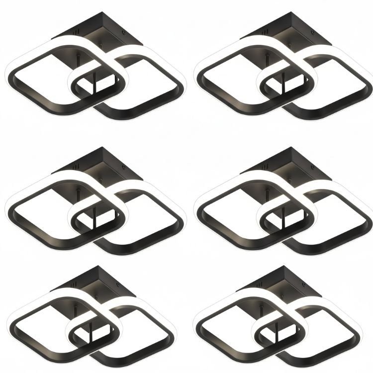 modern 22w dimmable led ceiling lights pack of 6