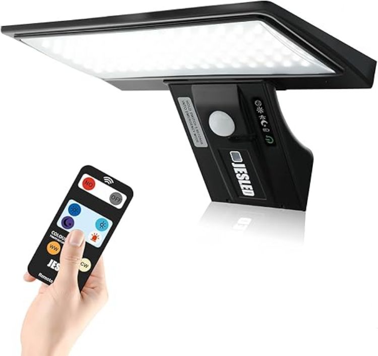 Picture of 90 LED Outdoor Security Solar Light – Motion Sensor, 3 Color Temperatures, USB Charging