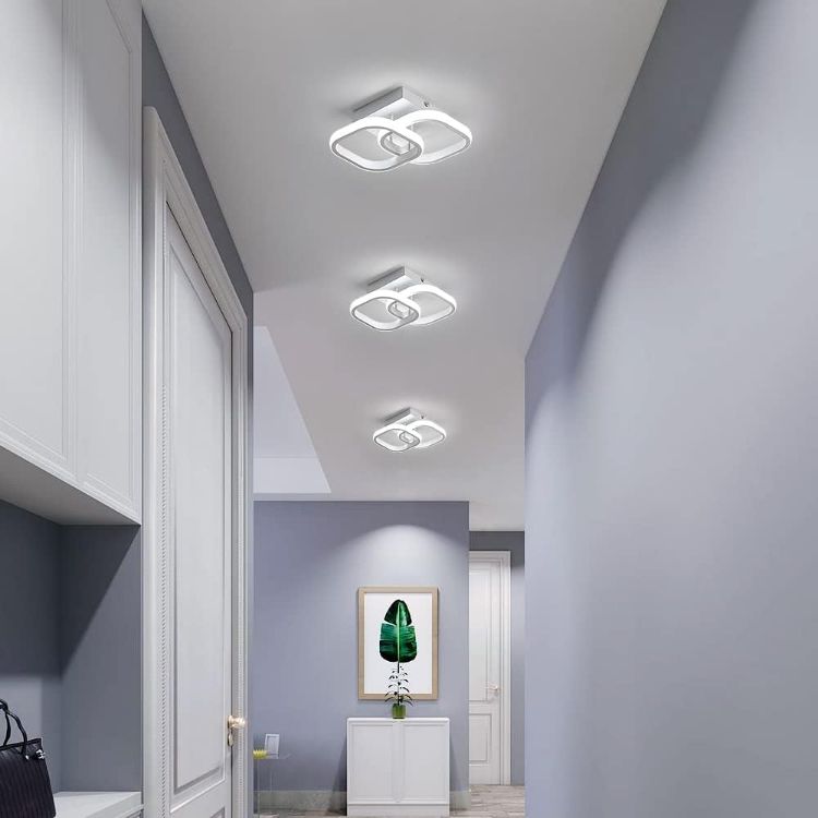 flush mount square led ceiling light