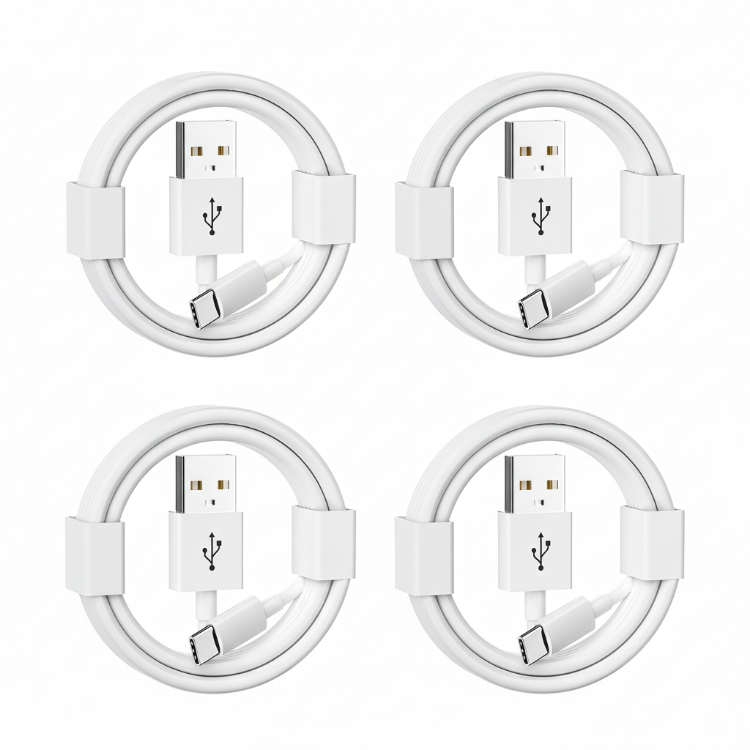 Picture of Huawei USB to Type-C Fast Charge Cable & Charging Cord –  White