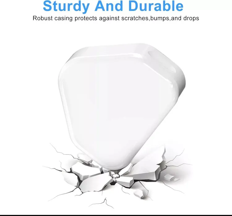 Picture of UK 3‑Pin USB Mains Charger Adapter – White Wall Plug