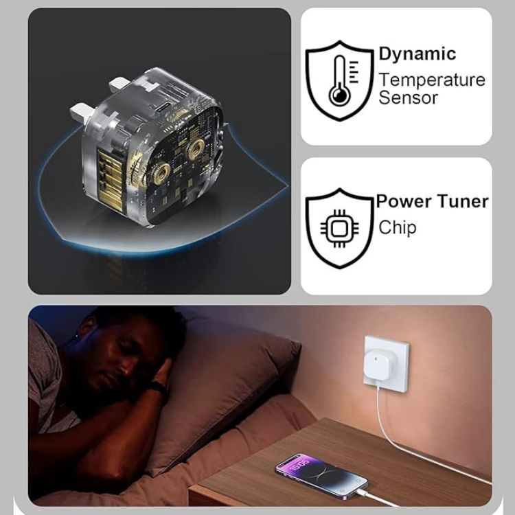 Picture of 20W Fast Charger Plug with 2M USB-C to C Cable – PD 3.0 Fast Charging Adapter