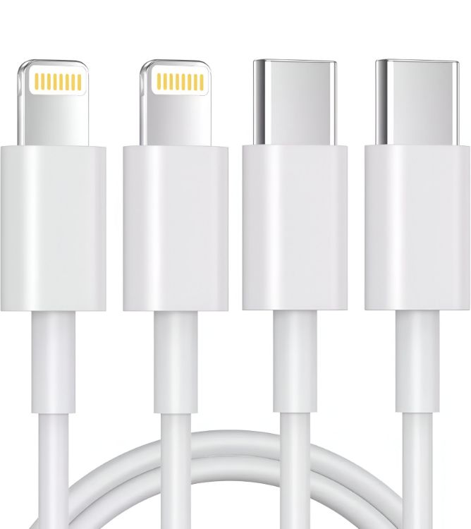 Picture of USB C to Lightning Cable 1M [Apple MFi Certified] iPhone Fast Charger Cable USB-C Charging Cord for iPhone 13/12/12 PRO Max/12 Mini/11/11PRO/XS/Max/XR/X/8/8Plus/iPad