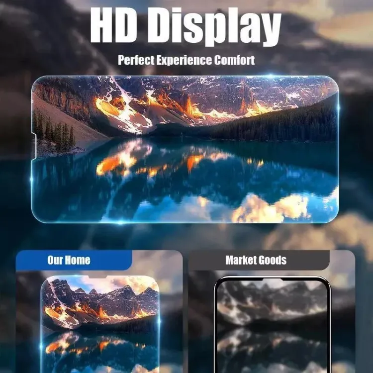 Picture of Tempered Glass Screen Protector for iPhone 13, 13 Pro, 13 Pro Max & 13 Mini – 9H Scratch & Shatter Resistant Full Coverage Protection