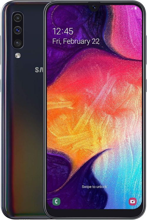 Picture of Samsung Galaxy A50 128GB Black – 6.4” Super AMOLED, Triple Camera, In-Display Fingerprint, 4,000mAh Battery