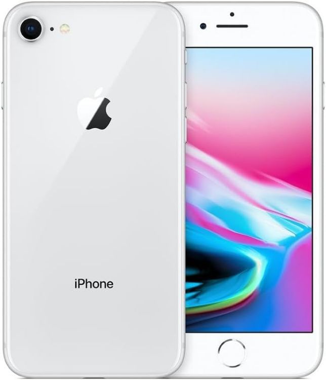 Picture of Apple iPhone 8 64GB Silver – 4.7” Retina HD, 12MP Camera, Unlocked (Refurbished Good Condition)