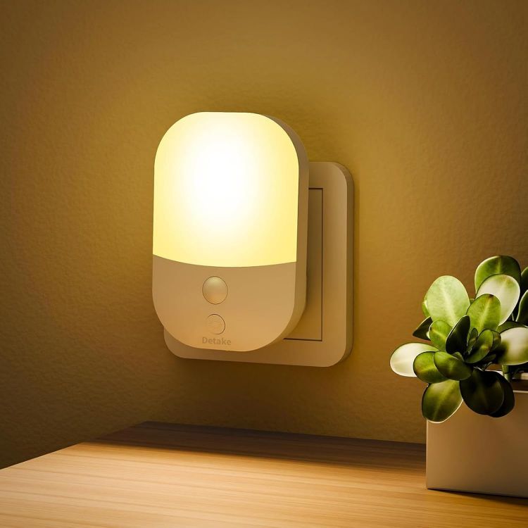 Picture of LED Photocell Wall Light Dusk to Dawn Indoor/Outdoor Sensor Light, Automatic Brightness Wall Lamp for Hallways, Bedrooms & Porches