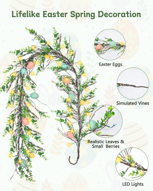 artificial floral garland for home decor