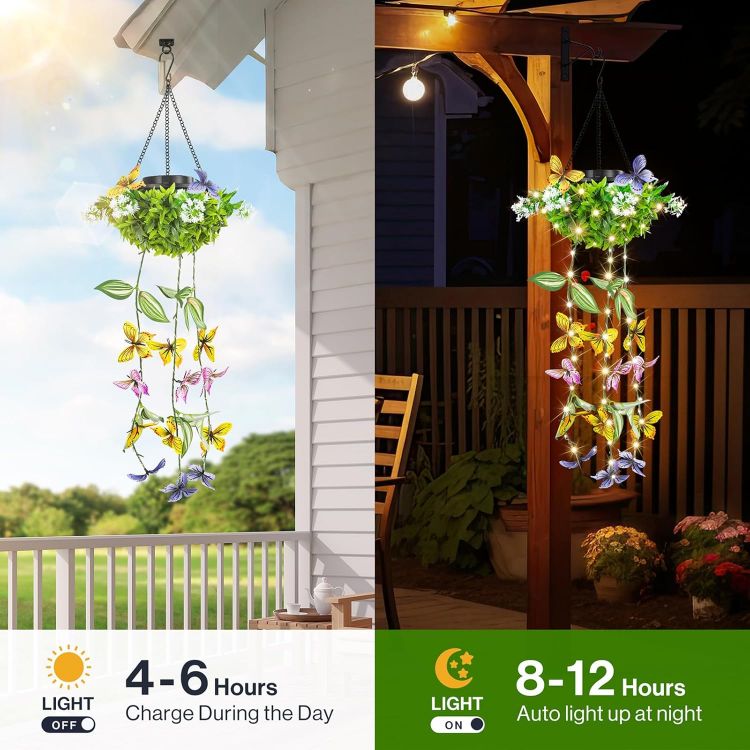 waterproof garden butterfly lights
