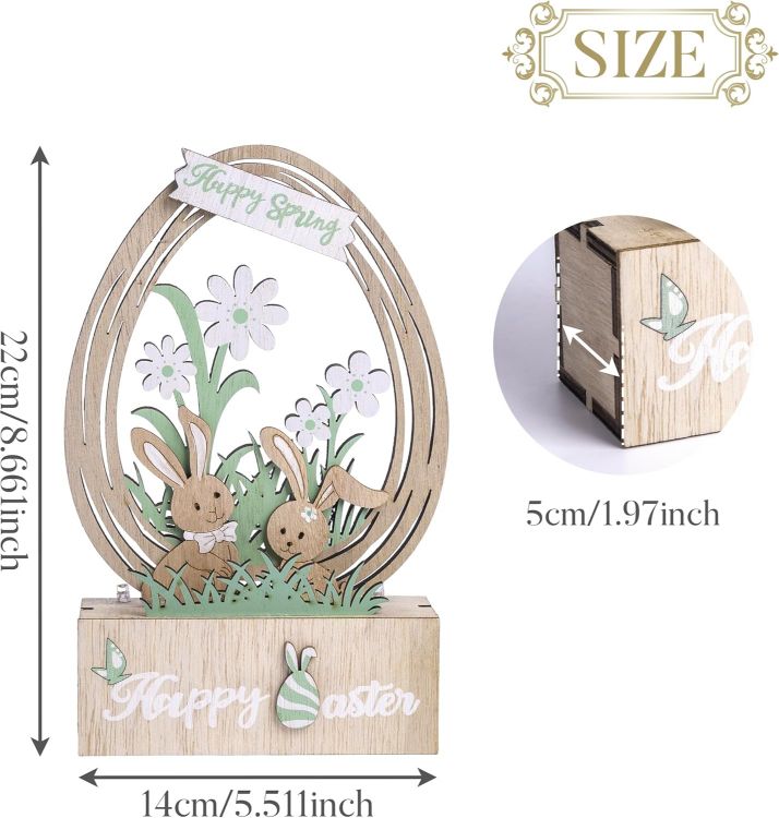 spring themed tabletop ornament decoration