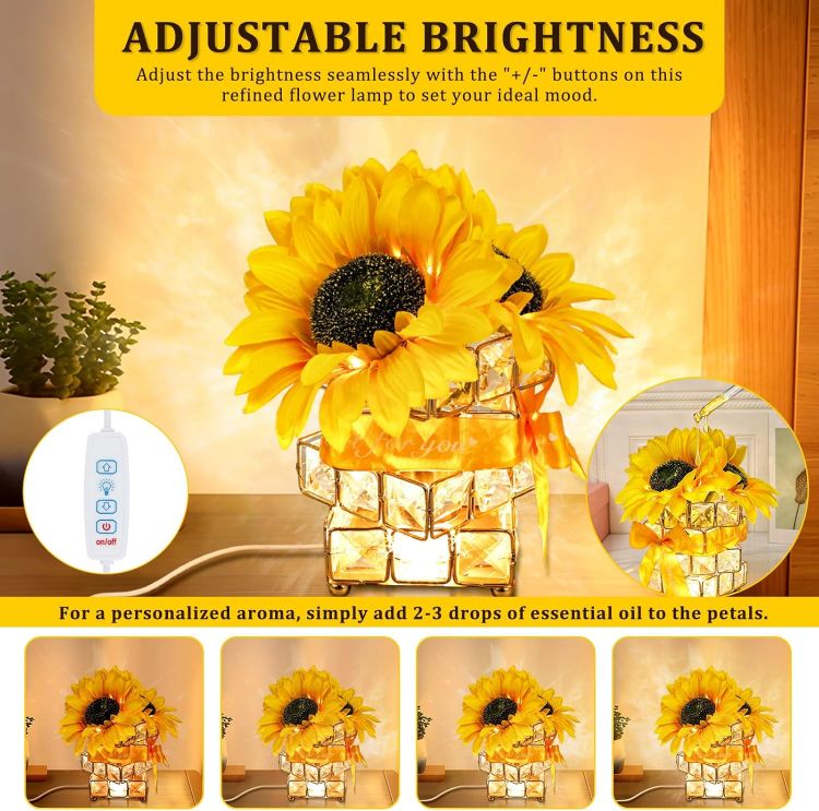 dimmable LED lamp warm ambient glow